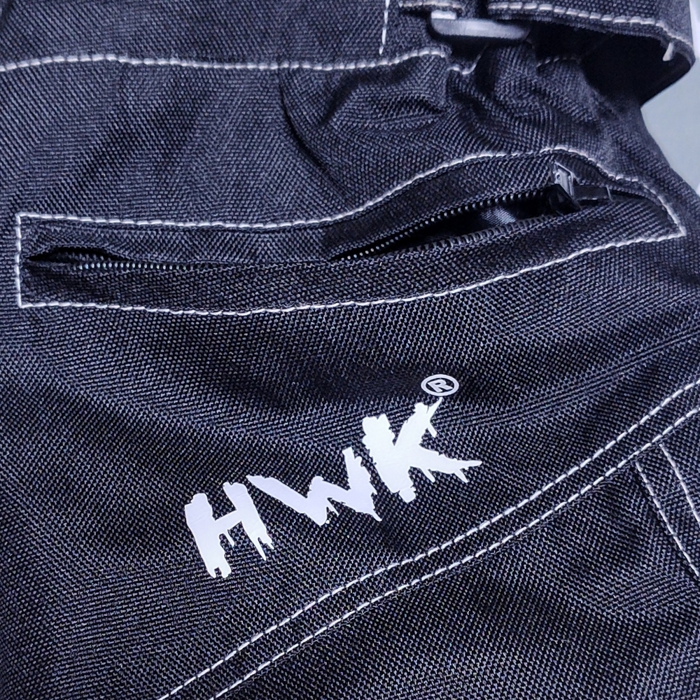 HWK Motorcycle Pants Sz S 30w / 32 Inseam Black Cordura Armor *Read Description* - Picture 6 of 15
